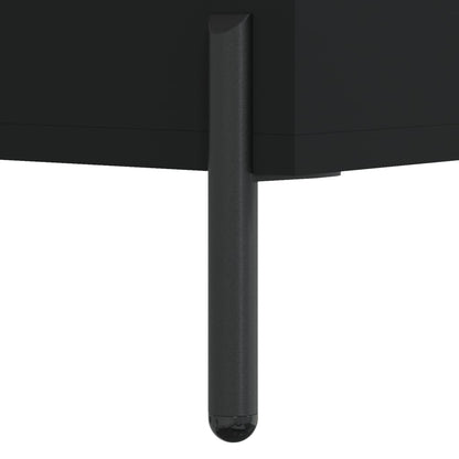 Schuhschrank Schwarz 30x35x105 cm Holzwerkstoff