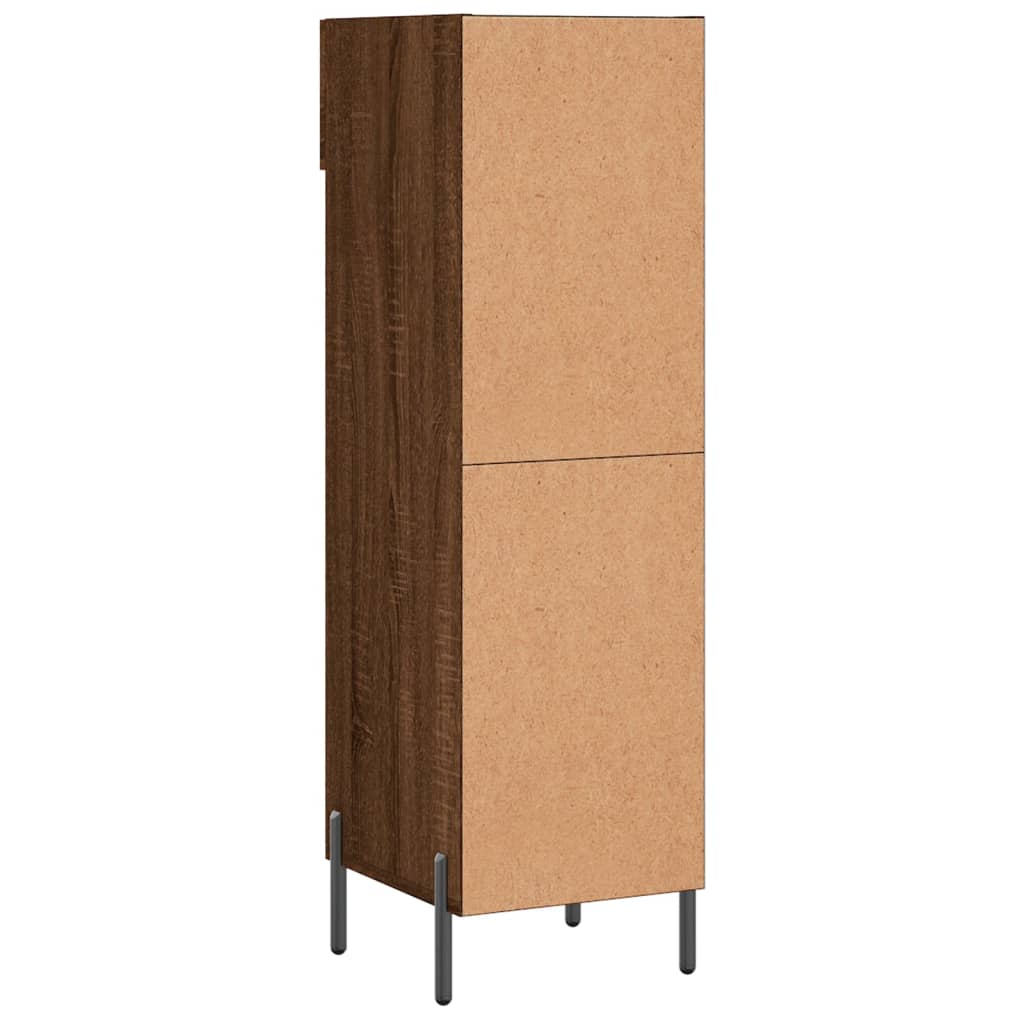Schuhschrank Braun Eichen-Optik 30x35x105 cm Holzwerkstoff