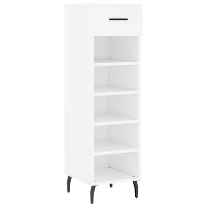 Schuhschrank Weiß 30x35x105 cm Holzwerkstoff
