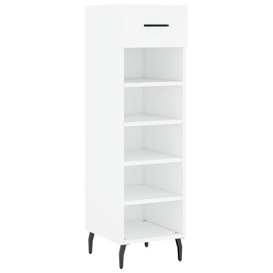 Schuhschrank Weiß 30x35x105 cm Holzwerkstoff