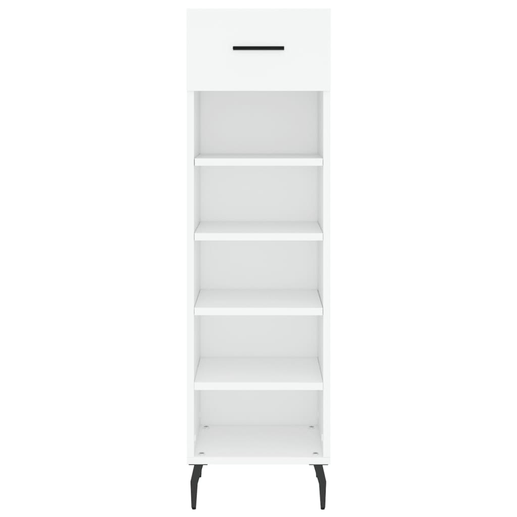 Schuhschrank Weiß 30x35x105 cm Holzwerkstoff