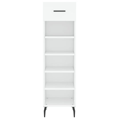 Schuhschrank Weiß 30x35x105 cm Holzwerkstoff