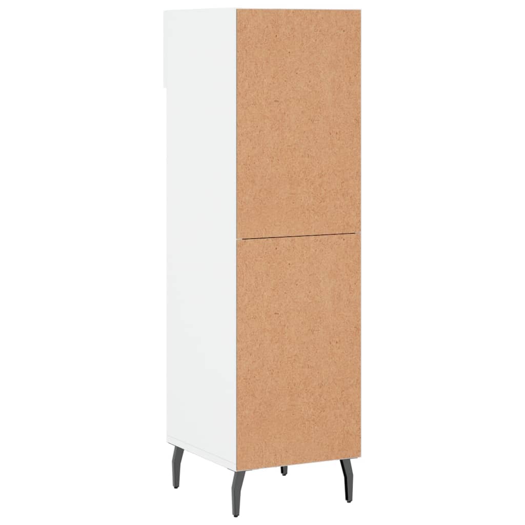 Schuhschrank Weiß 30x35x105 cm Holzwerkstoff