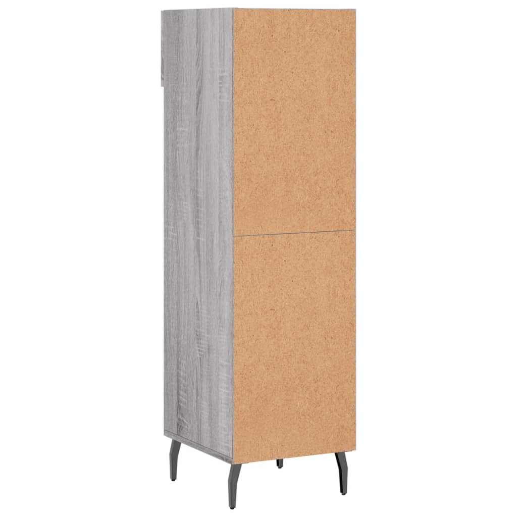 Schuhschrank Grau Sonoma 30x35x105 cm Holzwerkstoff