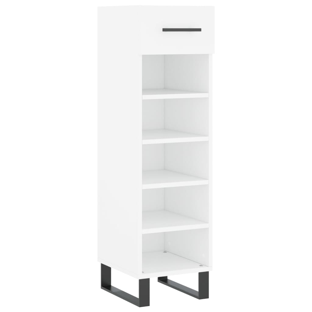 Schuhschrank Weiß 30x35x105 cm Holzwerkstoff