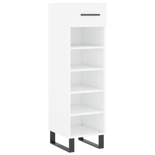 Schuhschrank Weiß 30x35x105 cm Holzwerkstoff