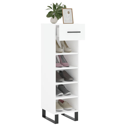 Schuhschrank Weiß 30x35x105 cm Holzwerkstoff