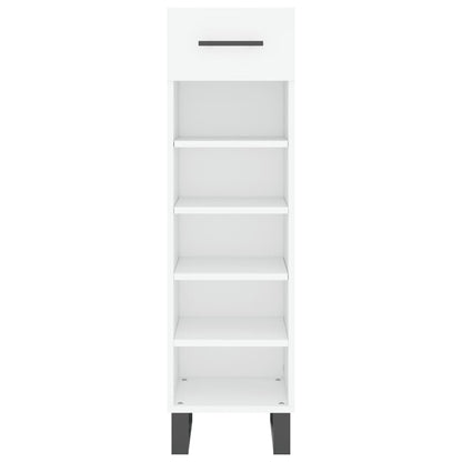 Schuhschrank Weiß 30x35x105 cm Holzwerkstoff