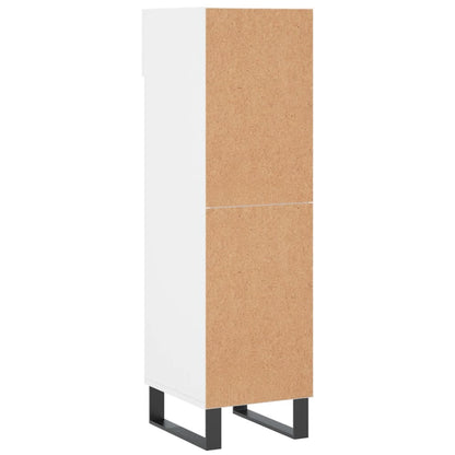 Schuhschrank Weiß 30x35x105 cm Holzwerkstoff