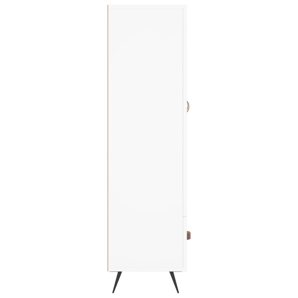 Highboard Weiß 69,5x31x115 cm Holzwerkstoff