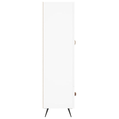 Highboard Weiß 69,5x31x115 cm Holzwerkstoff