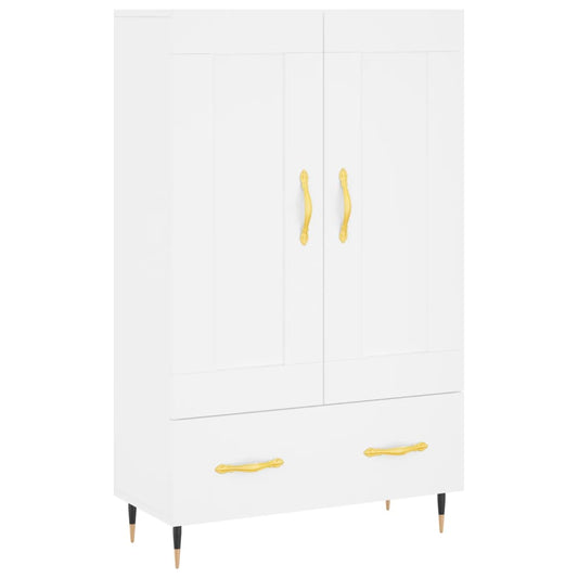 Highboard Weiß 69,5x31x115 cm Holzwerkstoff