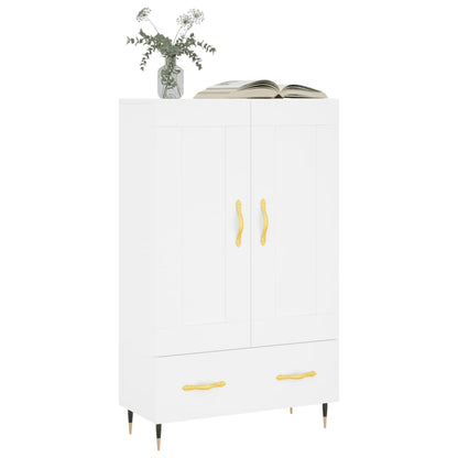 Highboard Weiß 69,5x31x115 cm Holzwerkstoff