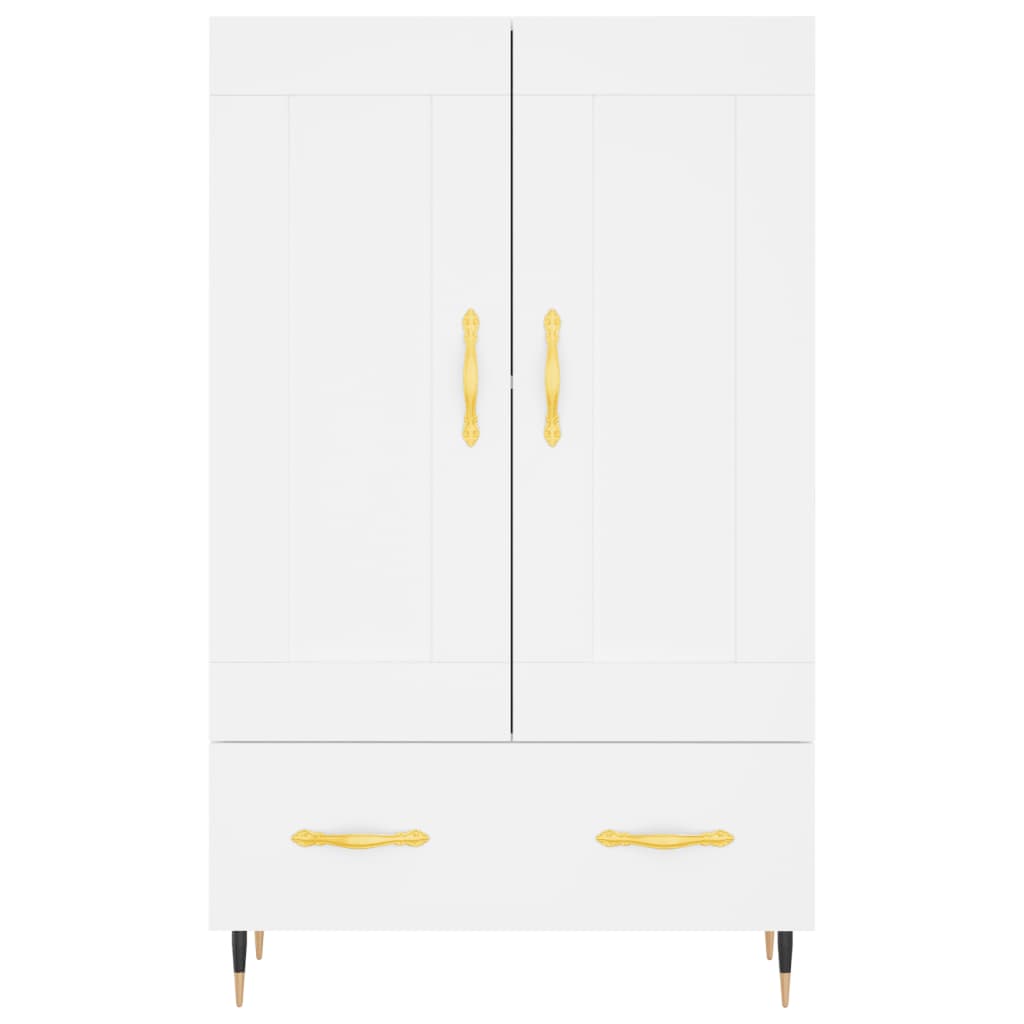 Highboard Weiß 69,5x31x115 cm Holzwerkstoff