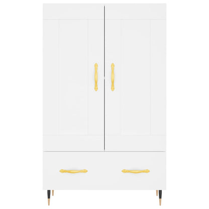 Highboard Weiß 69,5x31x115 cm Holzwerkstoff