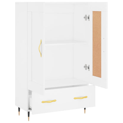 Highboard Weiß 69,5x31x115 cm Holzwerkstoff
