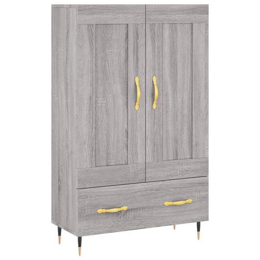Highboard Grau Sonoma 69,5x31x115 cm Holzwerkstoff