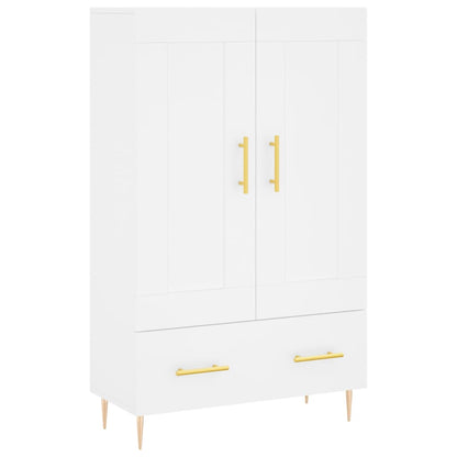 Highboard Weiß 69,5x31x115 cm Holzwerkstoff