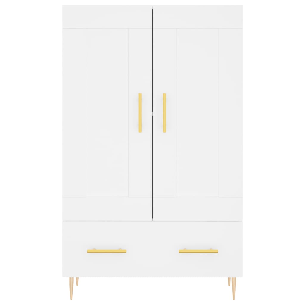 Highboard Weiß 69,5x31x115 cm Holzwerkstoff