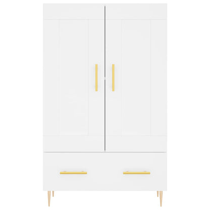 Highboard Weiß 69,5x31x115 cm Holzwerkstoff