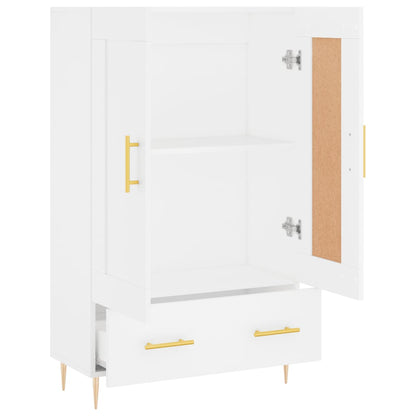 Highboard Weiß 69,5x31x115 cm Holzwerkstoff