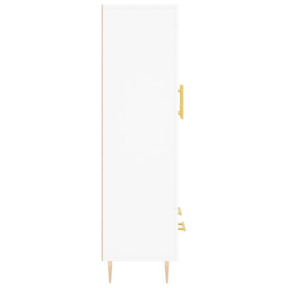 Highboard Weiß 69,5x31x115 cm Holzwerkstoff