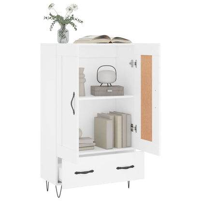 Highboard Weiß 69,5x31x115 cm Holzwerkstoff