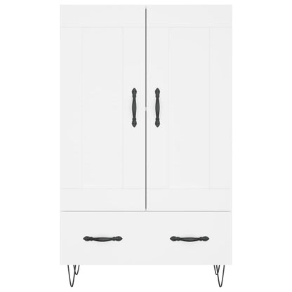 Highboard Weiß 69,5x31x115 cm Holzwerkstoff