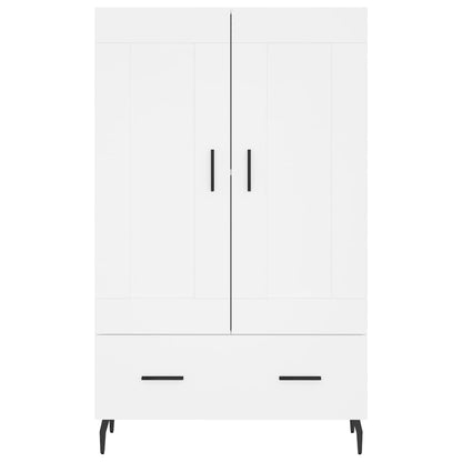 Highboard Weiß 69,5x31x115 cm Holzwerkstoff
