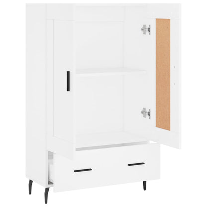 Highboard Weiß 69,5x31x115 cm Holzwerkstoff