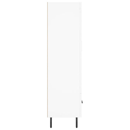 Highboard Weiß 69,5x31x115 cm Holzwerkstoff