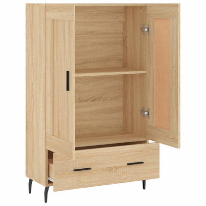 Highboard Sonoma-Eiche 69,5x31x115 cm Holzwerkstoff