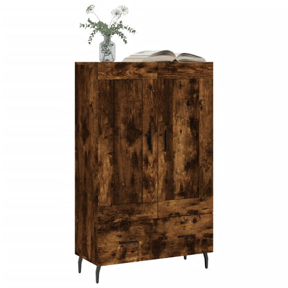 Highboard Räuchereiche 69,5x31x115 cm Holzwerkstoff