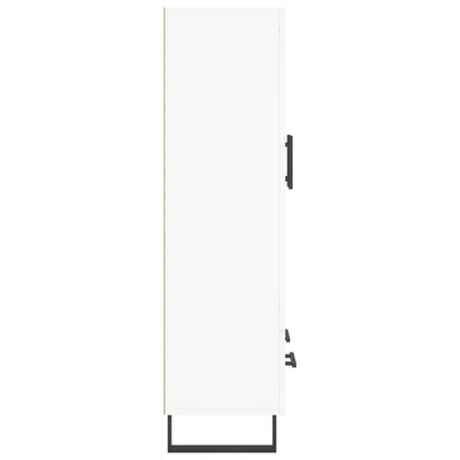 Highboard Weiß 69,5x31x115 cm Holzwerkstoff