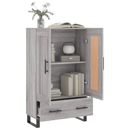 Highboard Grau Sonoma 69,5x31x115 cm Holzwerkstoff