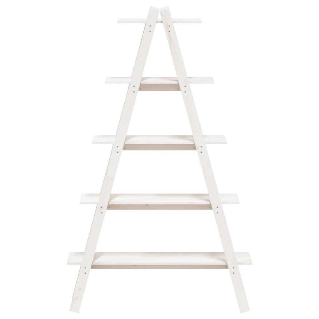 Regal mit 5 Böden A-Form 110x40x180,5 cm Massivholz Kiefer