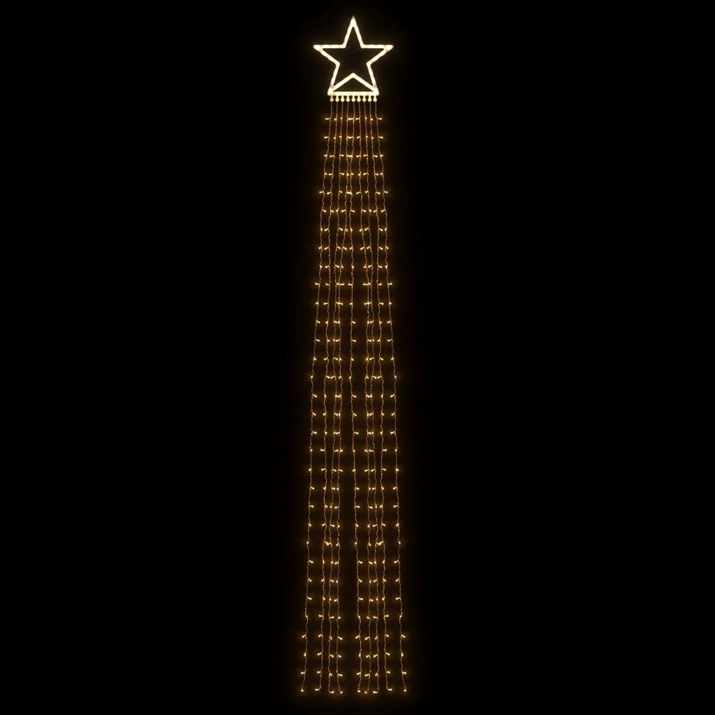 Weihnachtsbaum-Beleuchtung 320 LEDs Warmweiß 375 cm