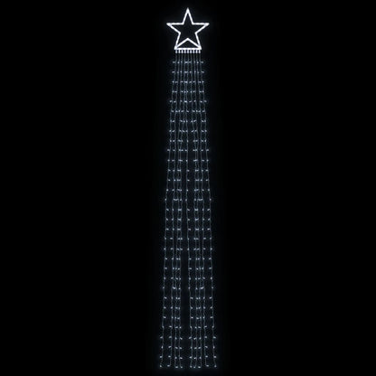 Weihnachtsbaum-Beleuchtung 320 LEDs Kaltweiß 375 cm