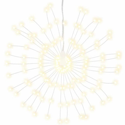Weihnachtsbeleuchtungen Feuerwerk 4 Stk. 140 LEDs Warmweiß 17cm