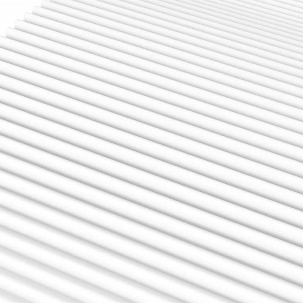Schaumstoffmatratze Weiß 200x200 cm Härtegrad H2 H3