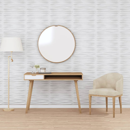 Vægpaneler 48 stk. Hvid 50x50 cm XPS 12 m² Sten