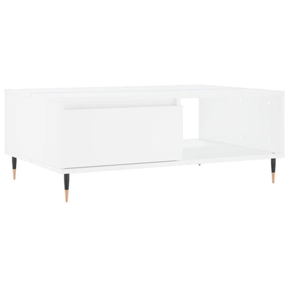 Couchtisch Weiß 90x60x35 cm Holzwerkstoff