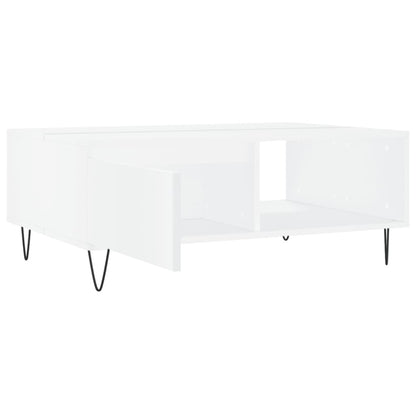 Couchtisch Weiß 90x60x35 cm Holzwerkstoff