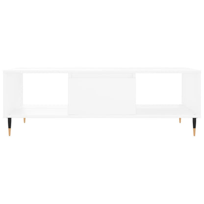 Sofabord Hvid 104x60x35 cm Træ Materiale