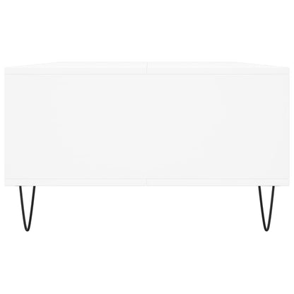 Sofabord Hvid 104x60x35 cm Træ Materiale