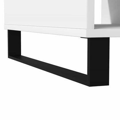 Sofabord Hvid 104x60x35 cm Træ Materiale