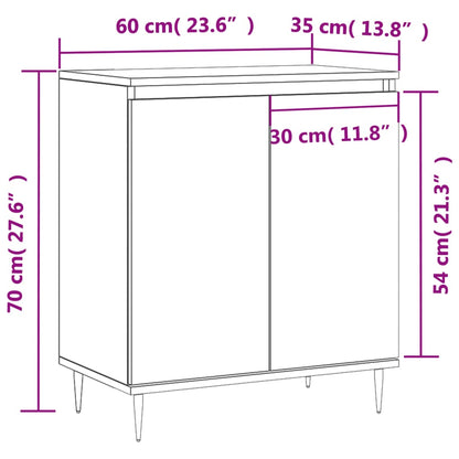 Sideboard Sonoma-Eiche 60x35x70 cm Holzwerkstoff