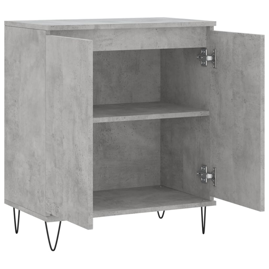 Sideboard Betongrau 60x35x70 cm Holzwerkstoff