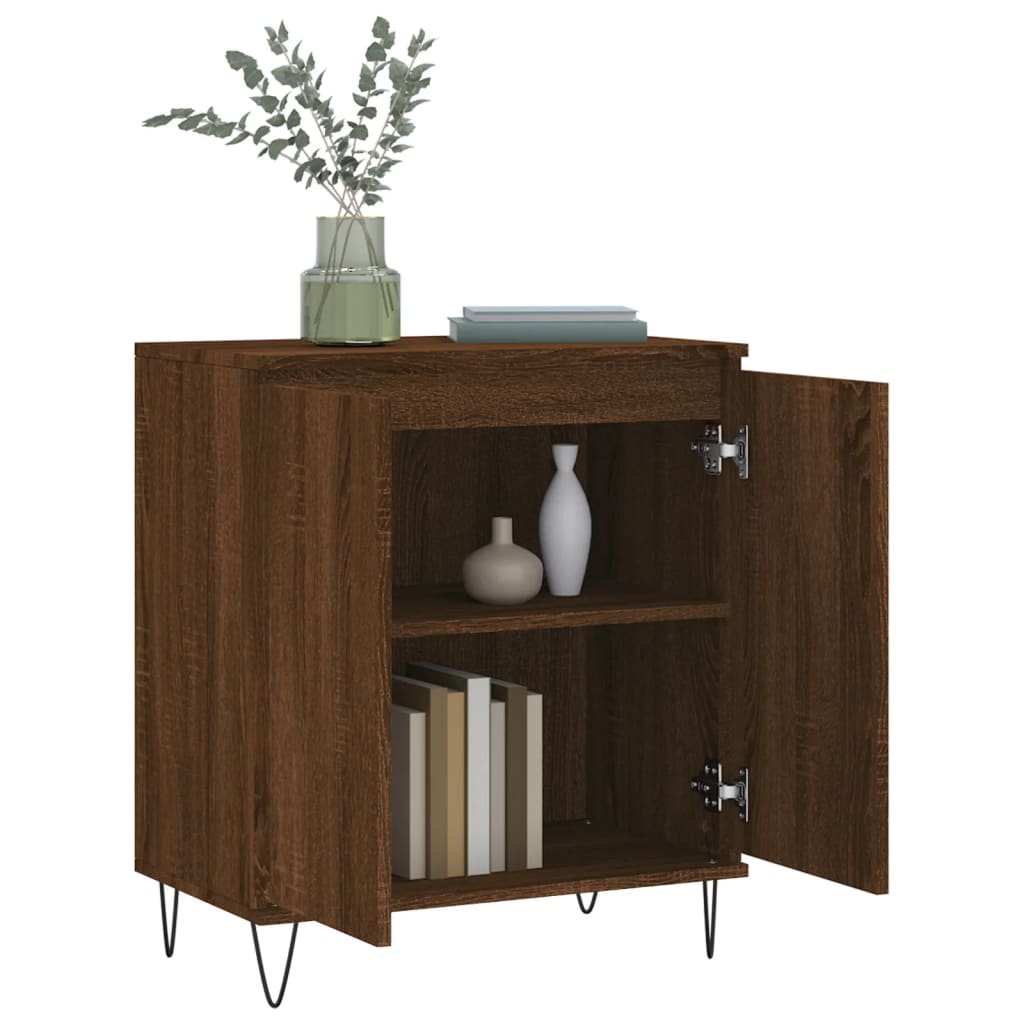 Sideboard Braun Eichen-Optik 60x35x70 cm Holzwerkstoff