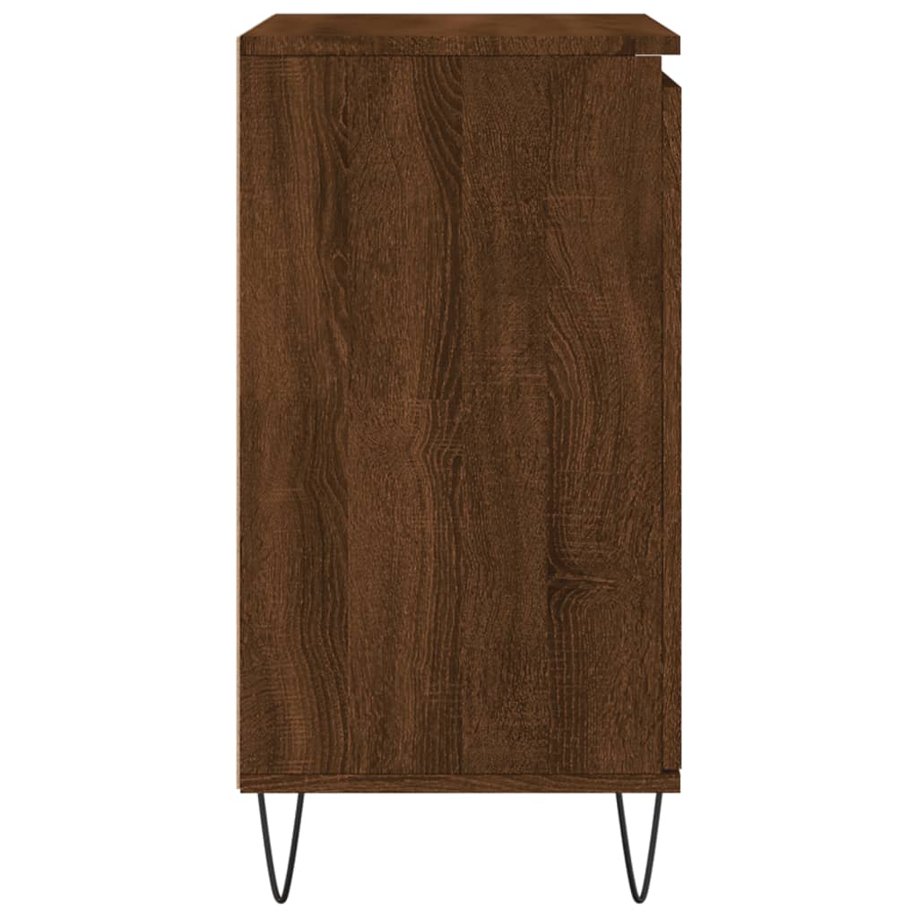 Sideboard Braun Eichen-Optik 60x35x70 cm Holzwerkstoff